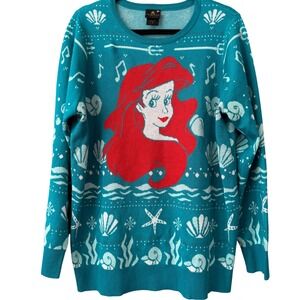 Disney Princess x Torrid Little Mermaid‎ Ariel Sweater Women's 1X (Size 1)